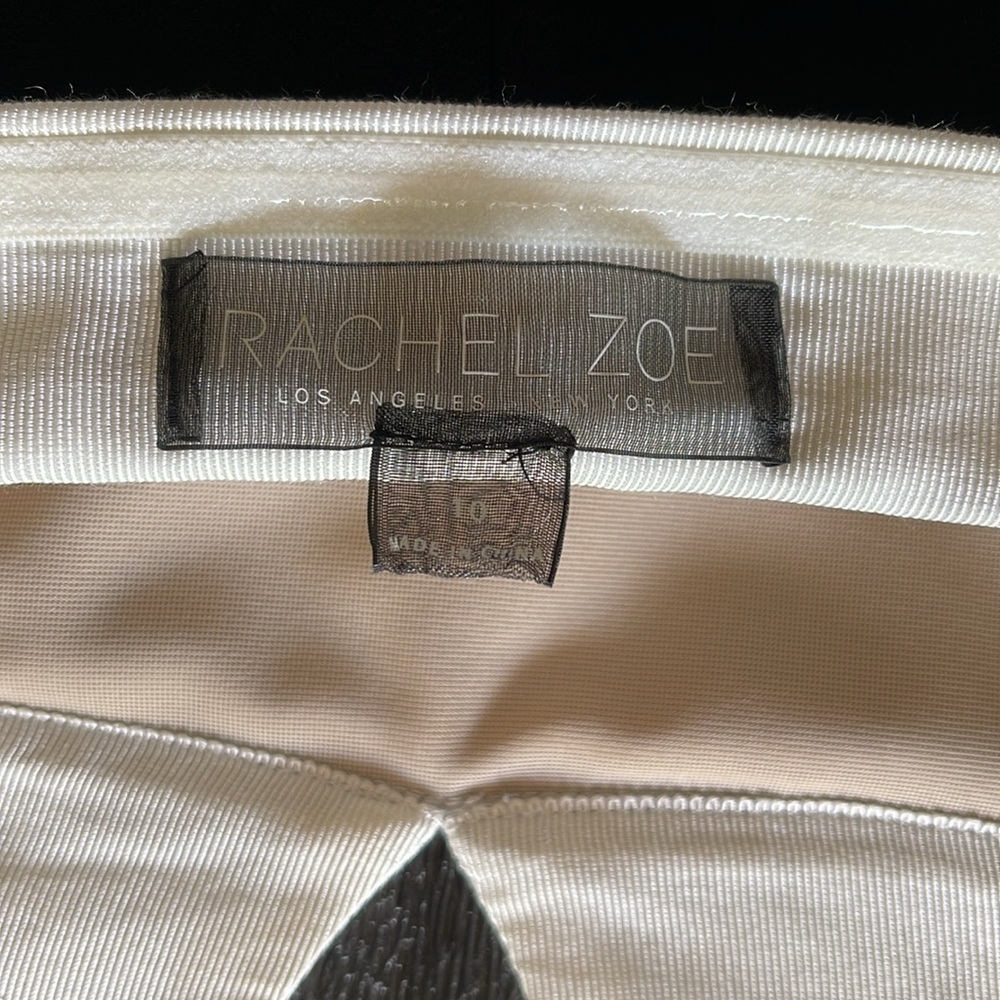 Rachel Zoe asymmetrical, Strapless Dress size 10 - Picture 4 of 6
